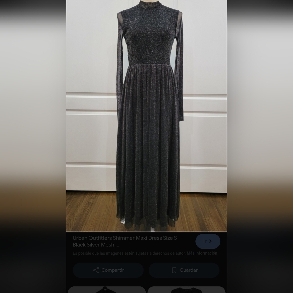 Urban Outfitters Black Long Sleeve Dress - Picture 3 of 8